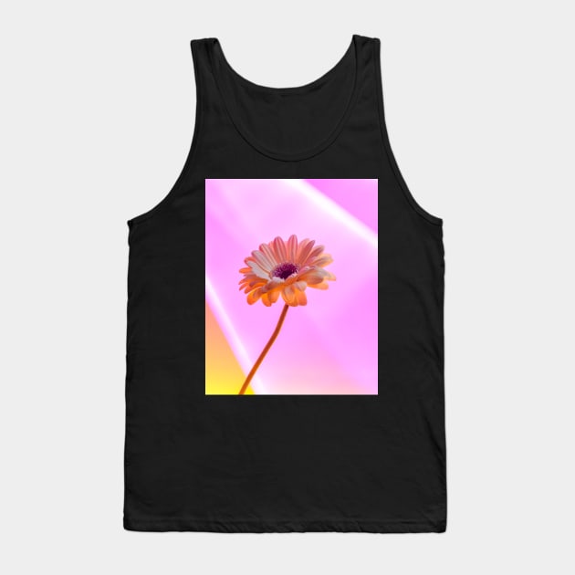 Gerbera Daisy - Electric Tank Top by Thomas G. Bugarin